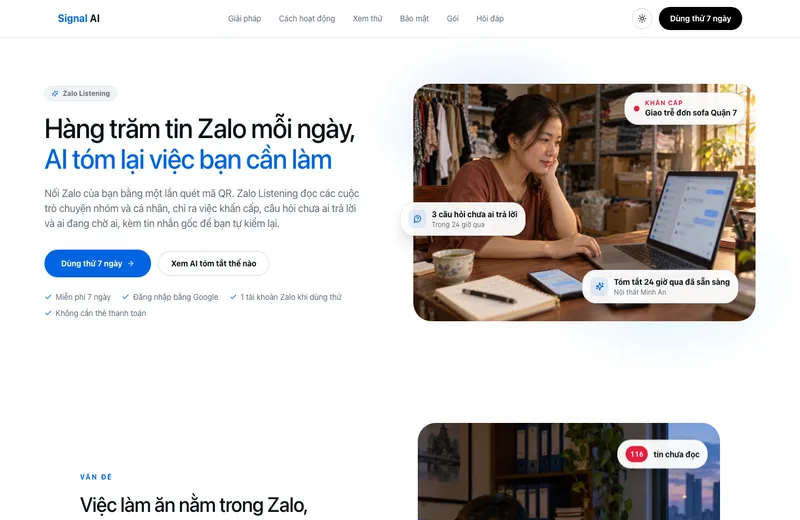 Zalo Listening